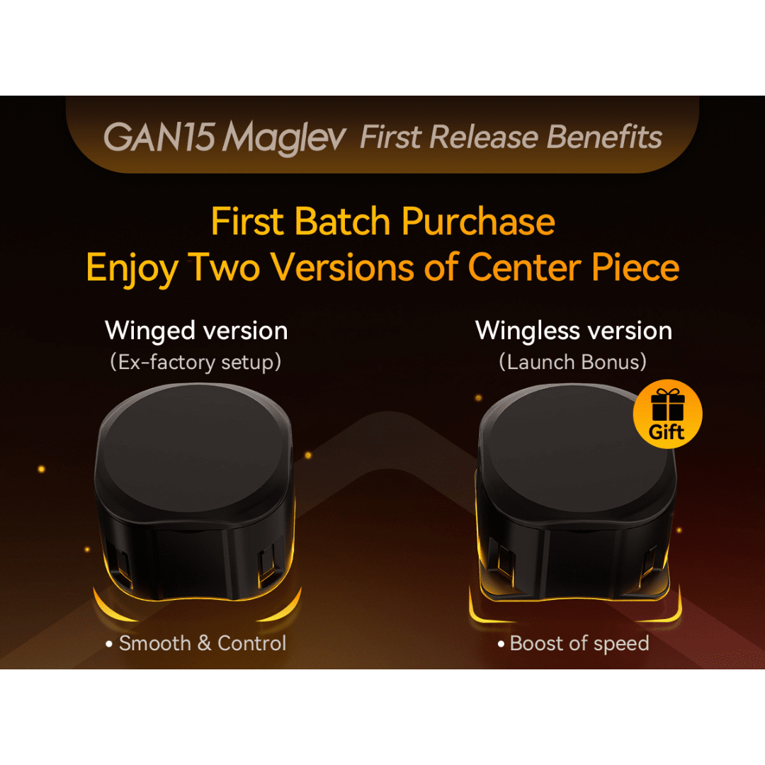 [Pre Order] - Gan 15 magnetic 3x3 speedcube Maglev UV