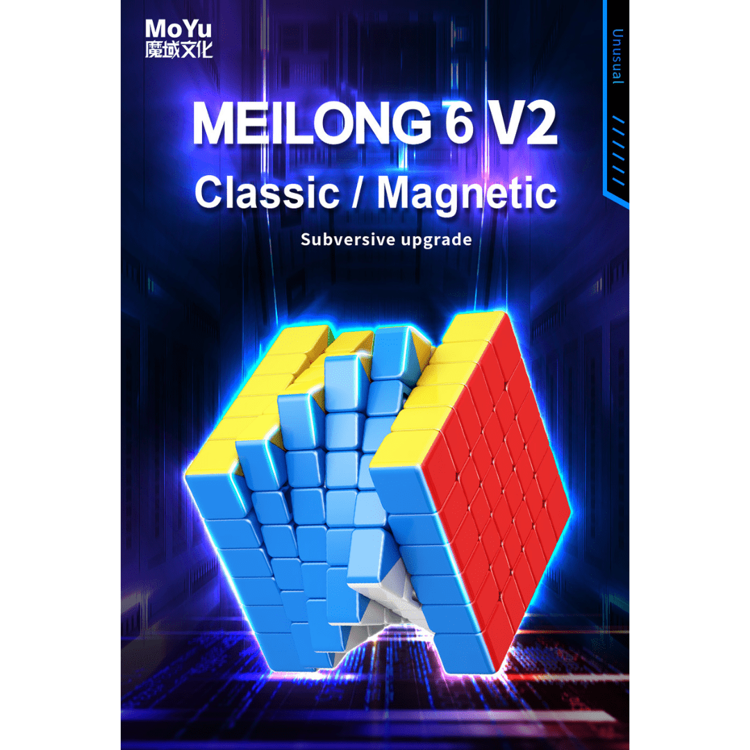 [Pre Order] - Meilong 6m V2 Magnetic 6x6 Speedcube - Speedcube NZ AU