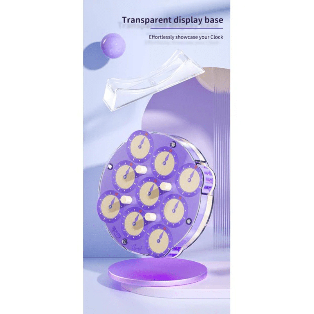 Qiyi Magnetic Clock Lilac Speedcube