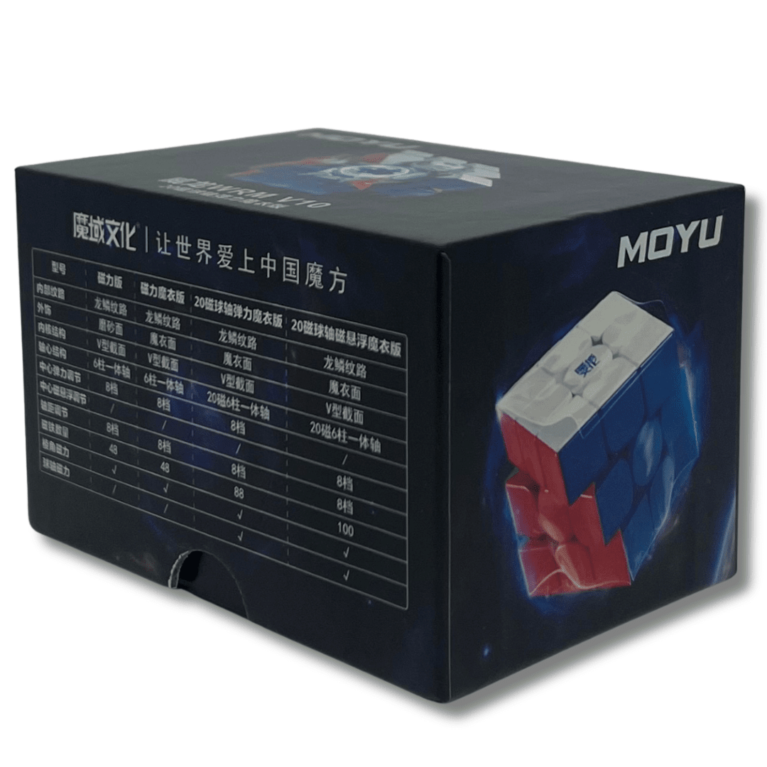 Moyu Weilong WRM V10 Magnetic 3x3 Speedcube (Ball core UV spring)